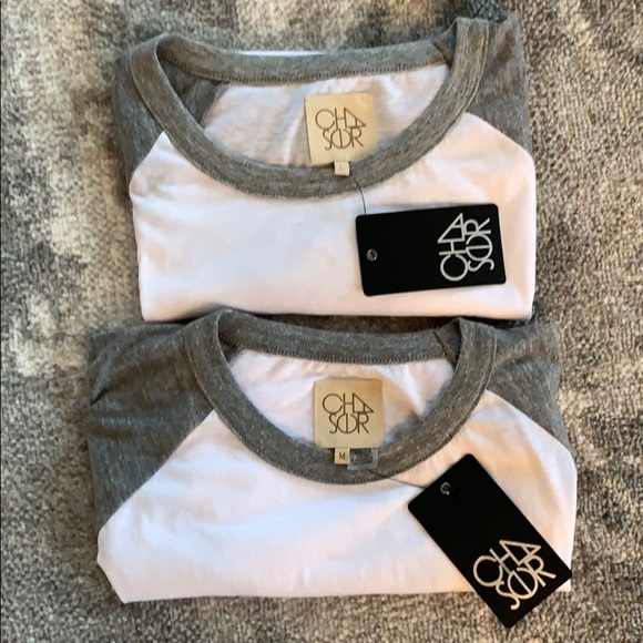 💕HP💕Chaser white baseball raglan tee - Picture 4 of 9